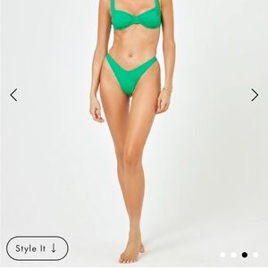 LSPACE Low Tide Bikini Bottom NWT